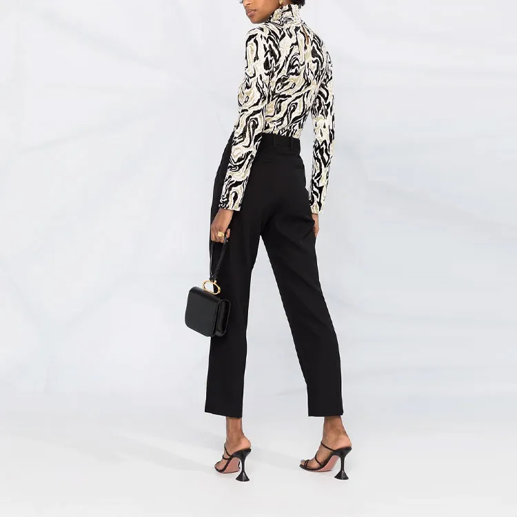 Givenchy Lock Detailed Cropped Trousers-2