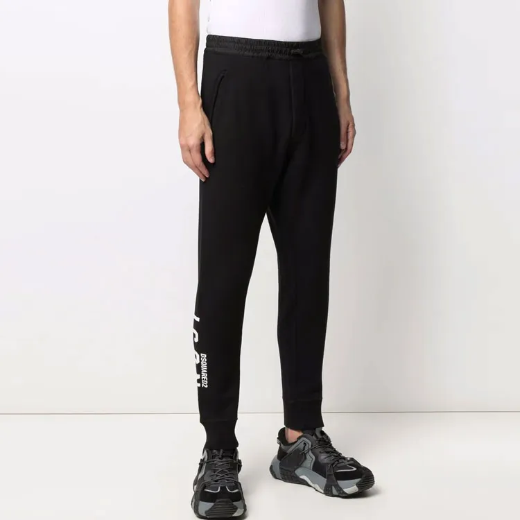 DSQUARED2 Icon Logo Print Slim Track Pants-3
