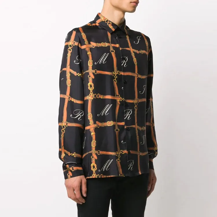 AMIRI Belt Grid Printed Shirt-2
