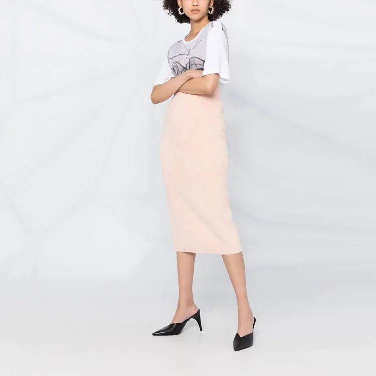 FENDI Casual Long Skirts Women's Beige-1