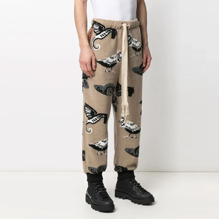 LOEWE Fleece Jacquard Track Trousers-3