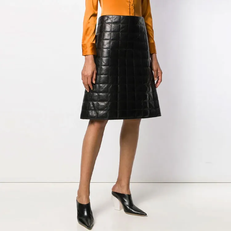 Bottega Veneta Casual Long Skirts Women's Black-1