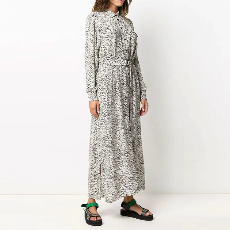 KENZO FW21 Long Sleeved Dress Women's White-3
