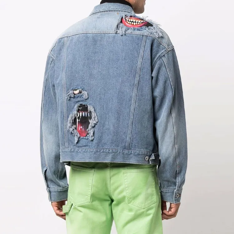 Doublet Denim Jackets Men Blue-2