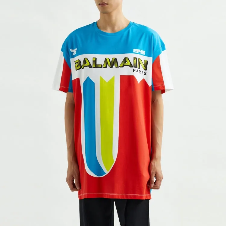 BALMAIN T Shirts Men Red-1