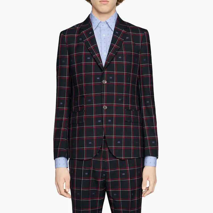GUCCI Cambridge Gg Checked Blazer-3