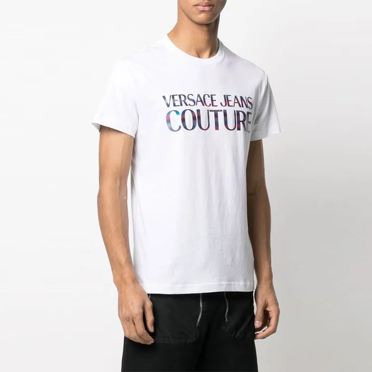 VERSACE JEANS T Shirts Men White-3