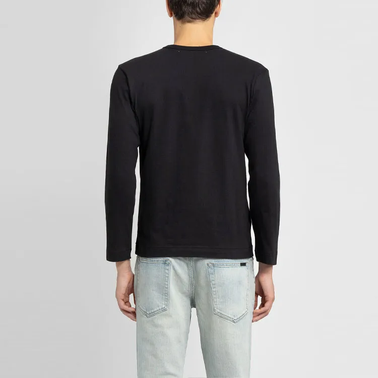 CDG Play T Shirts Men Black-3