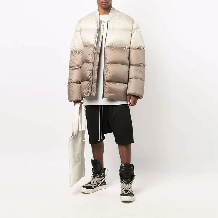RICK OWENS Down Jackets Men Beige-1