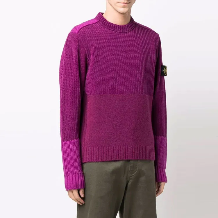 STONE ISLAND Sweaters Men Purple-4