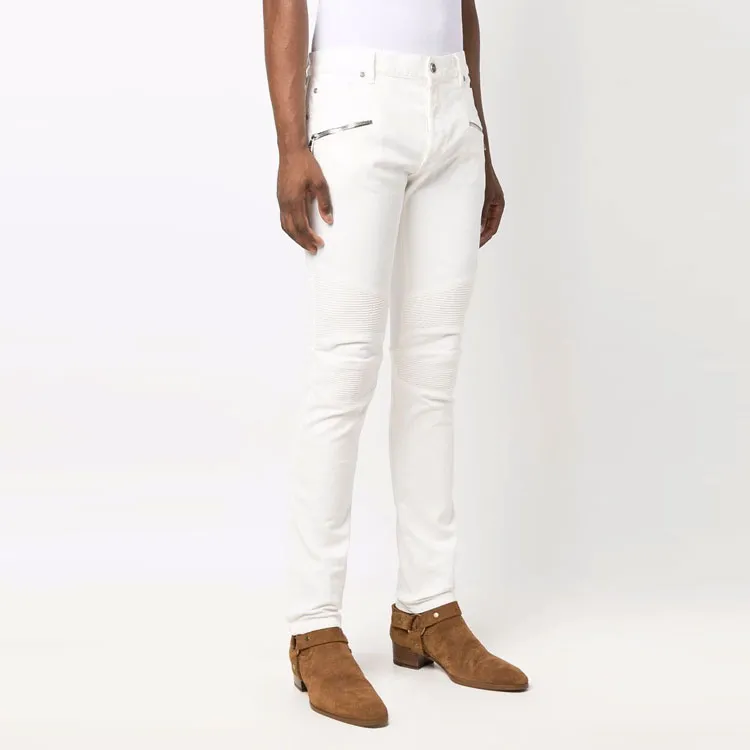 BALMAIN Jeans Men White-3