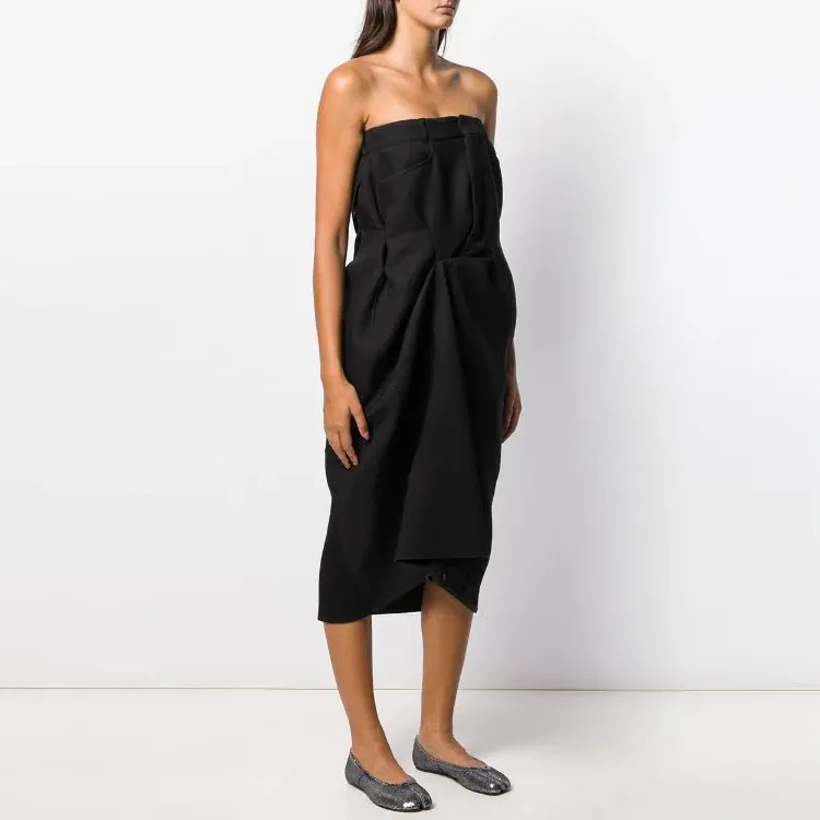 Maison Margiela Sleeveless Dresses Women's Black-2
