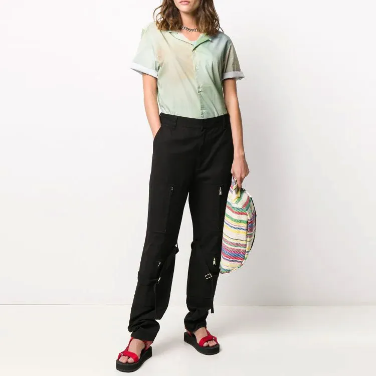 AMBUSH Zipped Detail Cargo Trousers-2