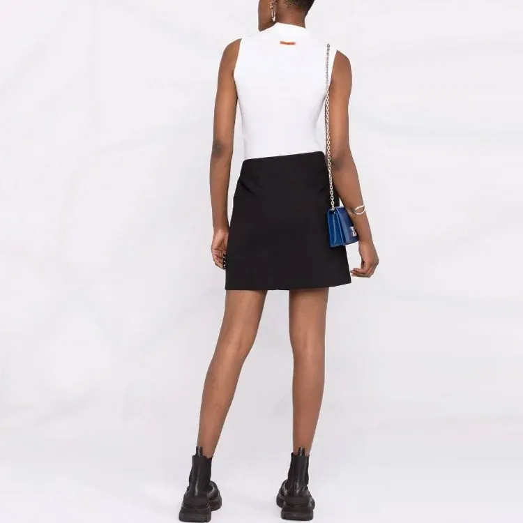 OFF-WHITE FW21 Casual Short Skirts Women's Black-2