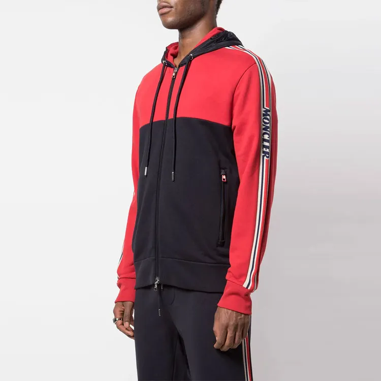 Moncler Colour Blocked Zipped Hoodie-3