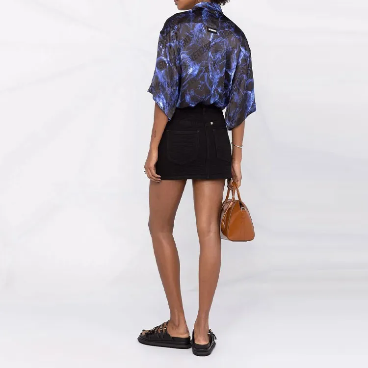Givenchy Mid Rise Monogram Mini Skirt-3