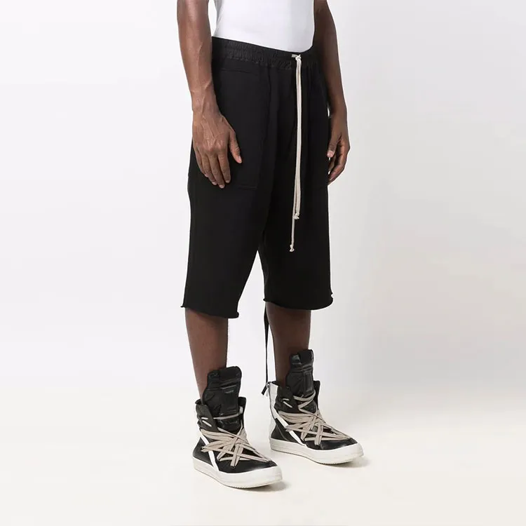 Rick Owens DRKSHDW Casual Shorts Men Black-3