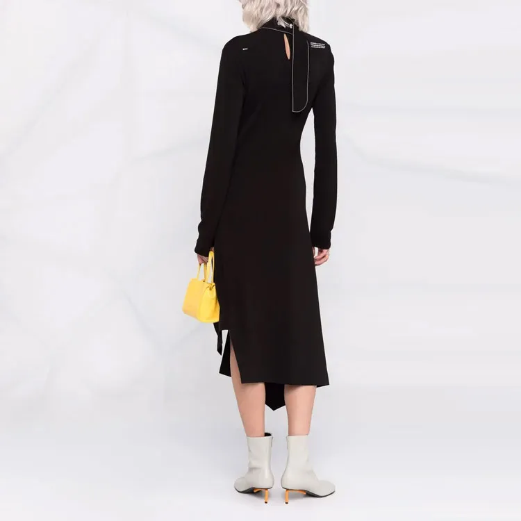 OFF-WHITE FW21 Long-Sleeved Dresses Women's Black-2
