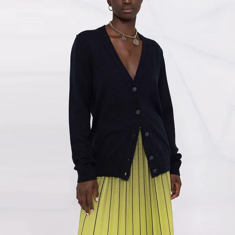 Maison Margiela V neck Cashmere Cardigan-1