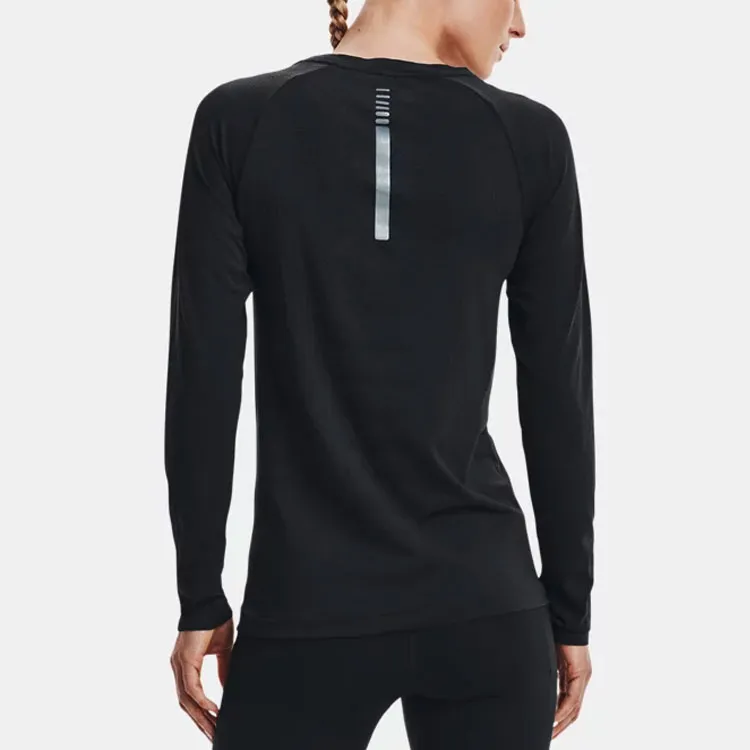 Under Armour Raglan Sleeve T Shirt Women's Black-4