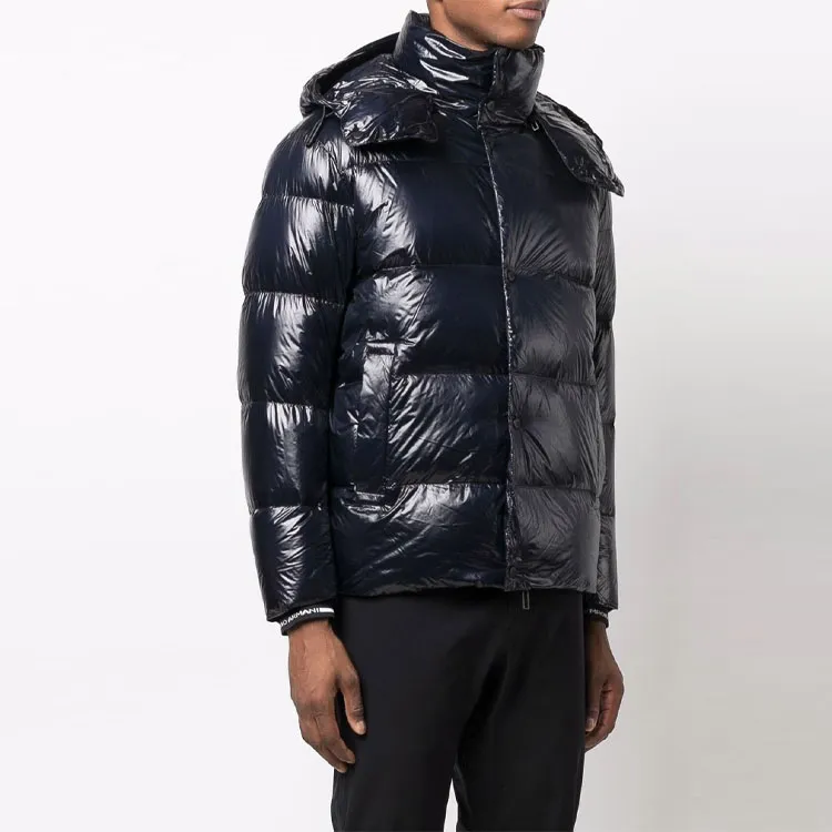 EMPORIO ARMANI Down Jacket Men's Blue-4
