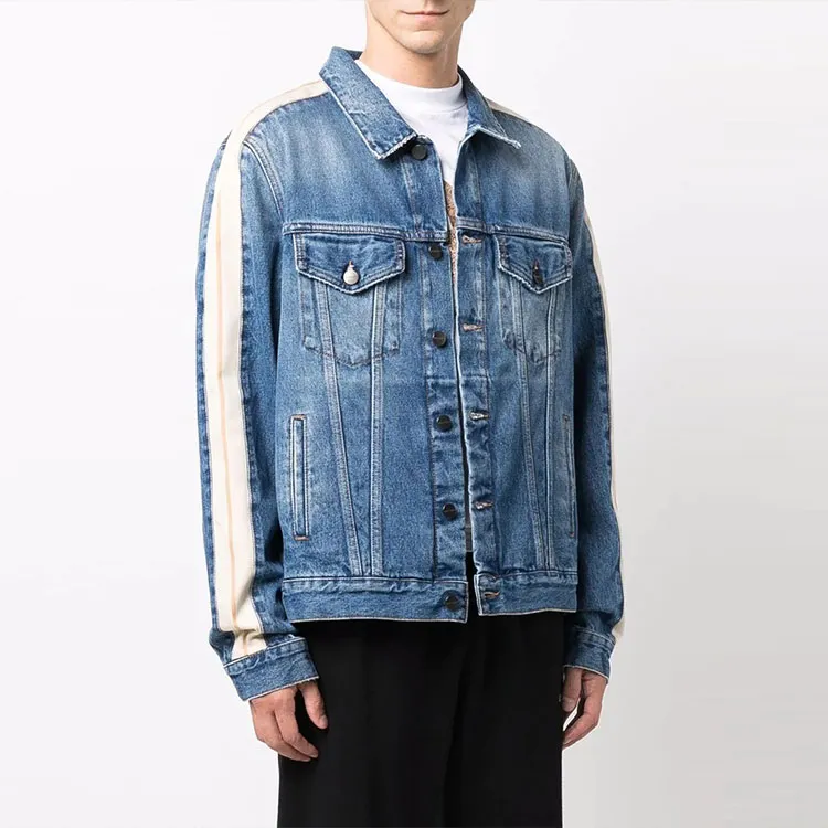 PALM ANGELS Denim Track Jacket-4