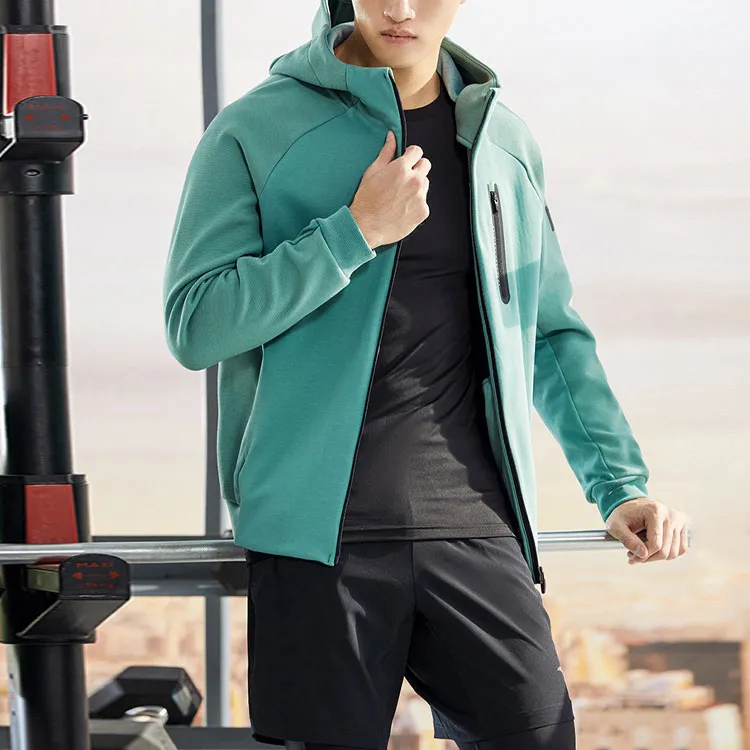 Anta Variety Training Collection Jacket Men's Labyrinth Green-3