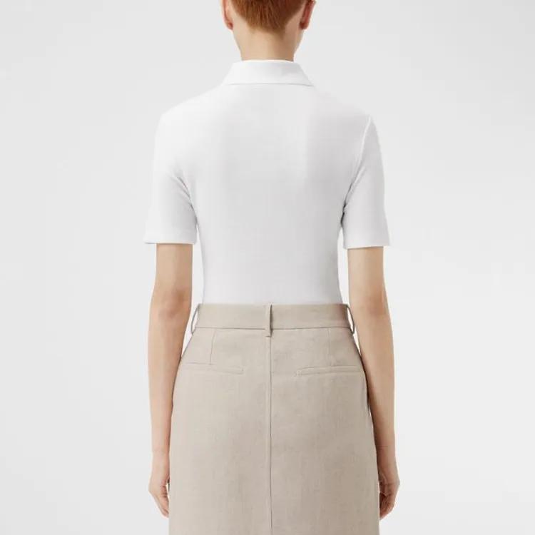 Burberry Polo Shirt Women's White-3