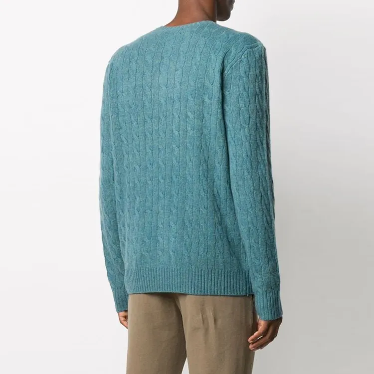 Polo Ralph Lauren Cashmere Sweaters Men Blue-4