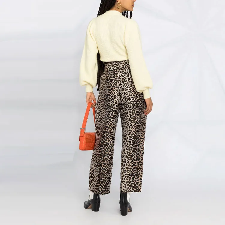 GANNI FW21 Loose Fit Sweater Women's Yellow-2