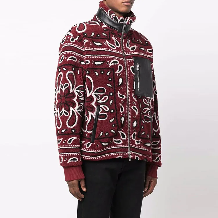 AMIRI Bandana Fleece Jacket-3