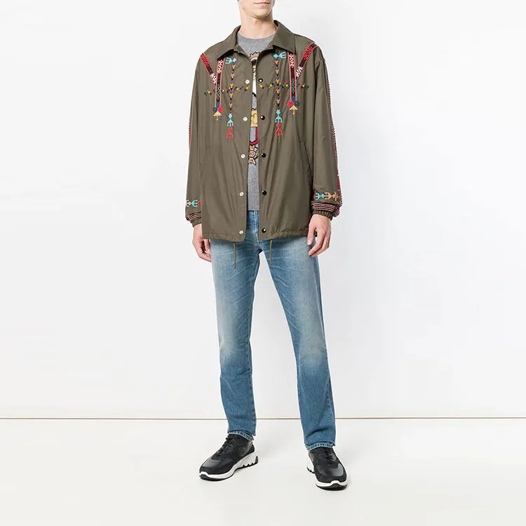 Valentino Jackets Men Green-1