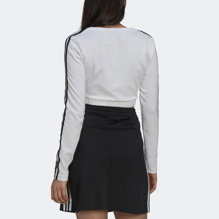 Adidas Originals ADICOLOR Series Crop Tops Women's White-2