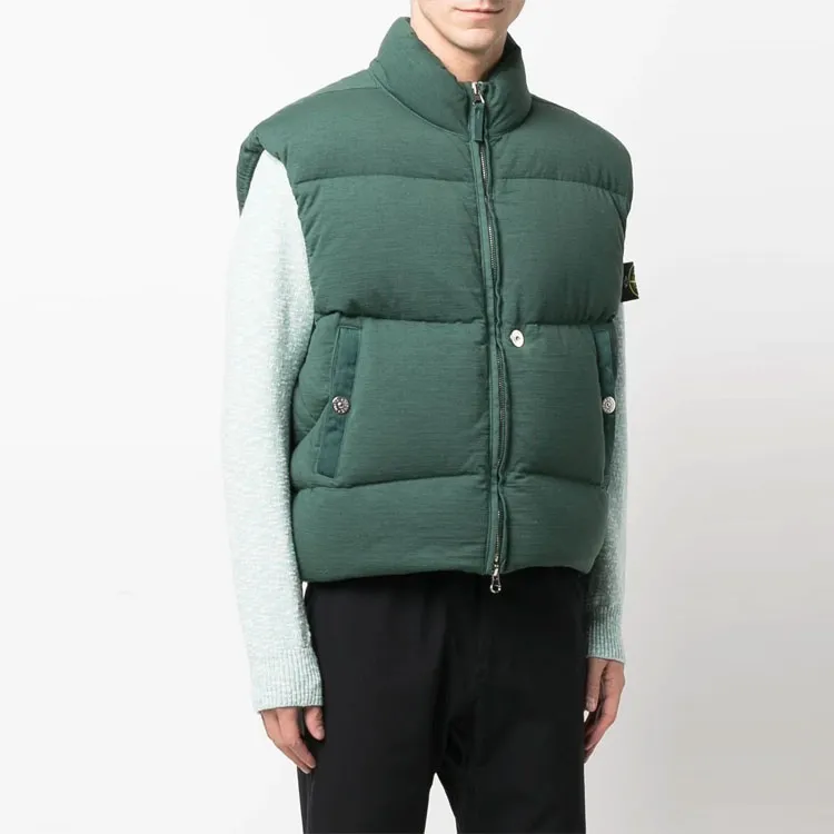 STONE ISLAND STONE ISLAND SHADOW PROJECT Series Vests Men Green-2