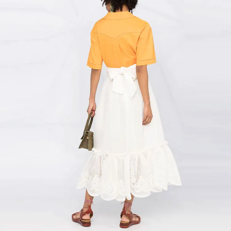 Zimmermann Casual Long Skirts Women's White-2