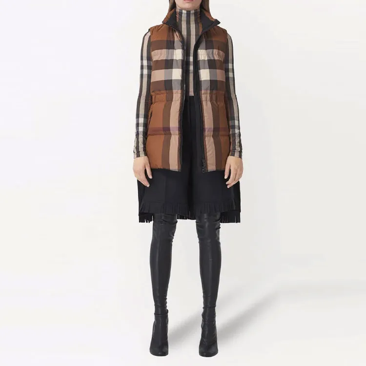 Burberry Vest 'Dark Birch Brown Check'-3