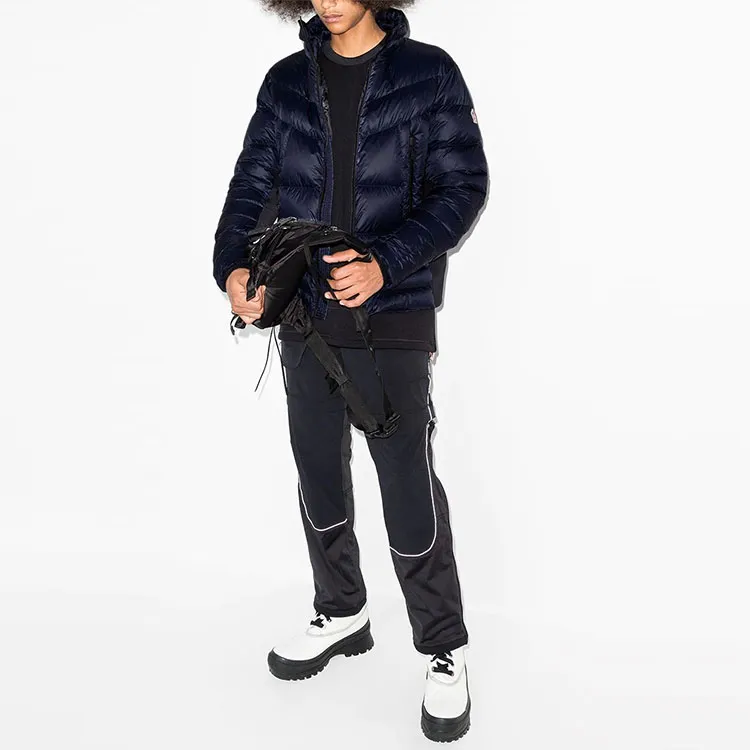 Moncler Grenoble Down Jackets Men Navy Blue-1