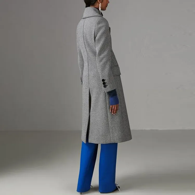 Burberry Coats Women's Gray-5