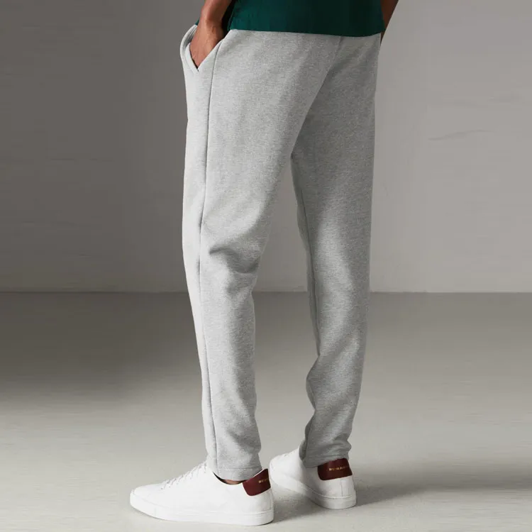 Burberry Knitted Sweatpants Men Gray-4