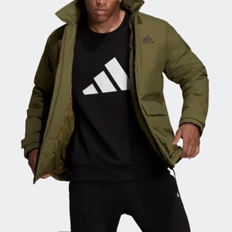 Adidas Puffer Jacket Men's Green-3