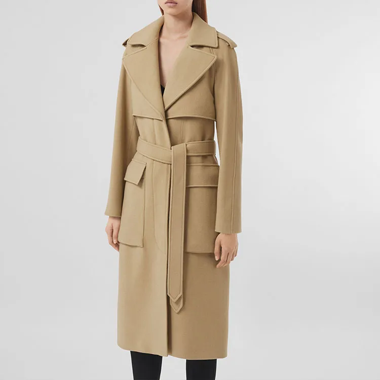 Burberry Velvet Jackets Women's Honey-2