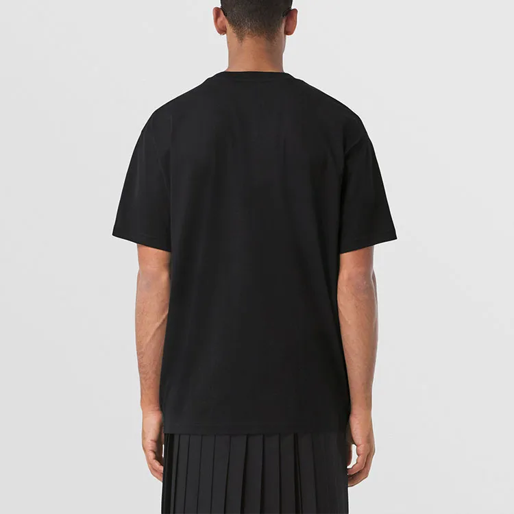Burberry T Shirts Men Black-4