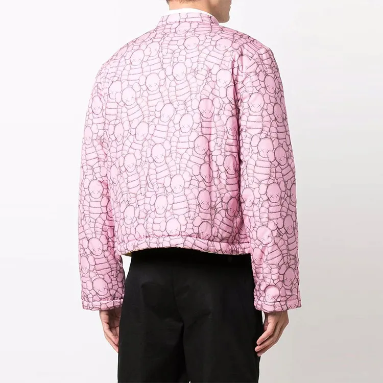 Kaws X CDG Jackets Men Pink-2