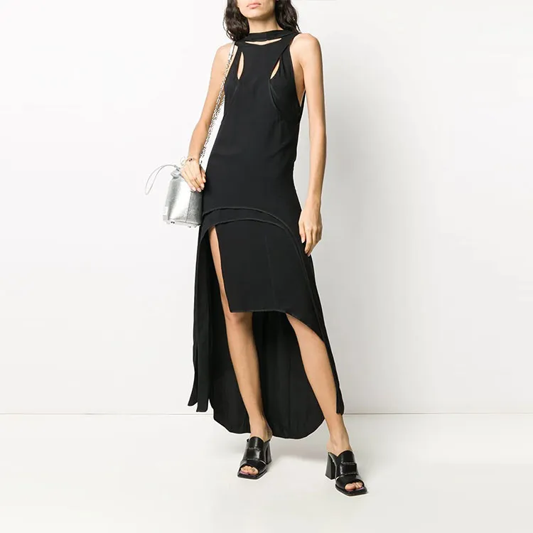 Ann Demeulemeester Draped Layered Dress-1