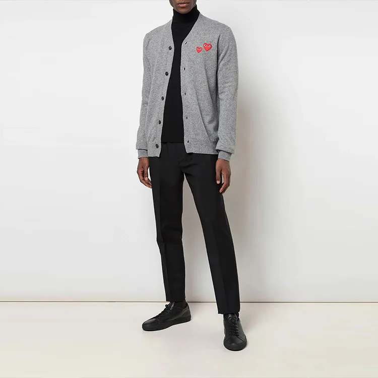 CDG Play FW21 Knitwear Men's Gray-1