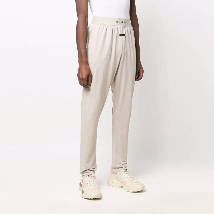 Fear Of God Casual Pants Men Gray White-3