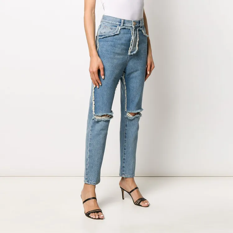 BALMAIN Jeans Women's Blue-3