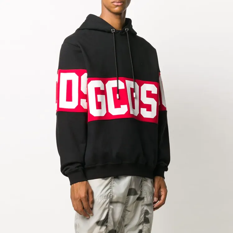 GCDS Logo Print Hoodie-1