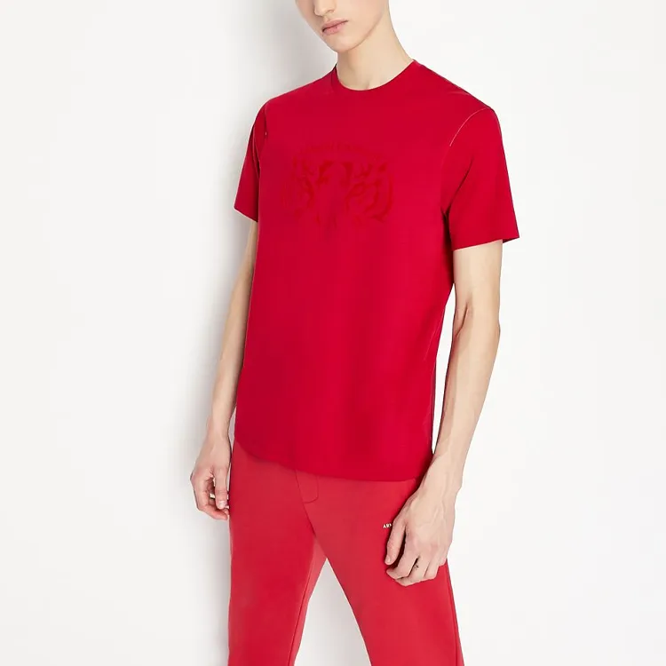 ARMANI EXCHANGE T Shirts Men Red-3