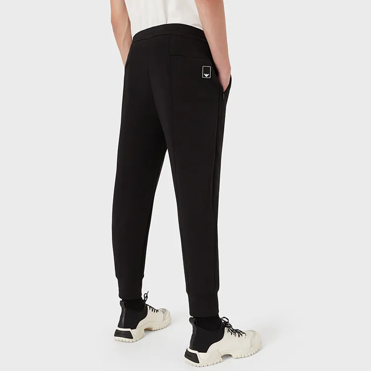 EMPORIO ARMANI Knitted Sweatpants Men Black-2